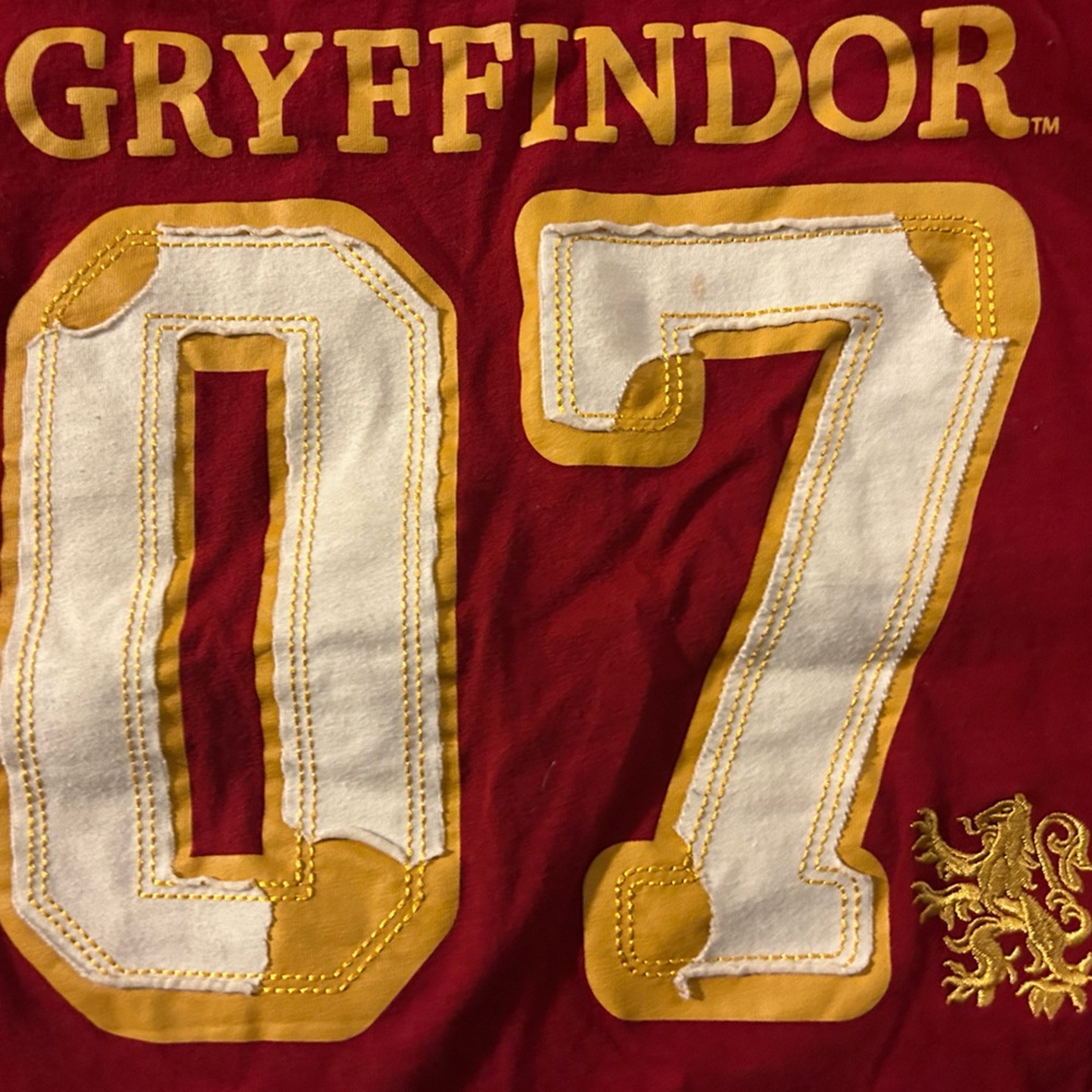 Kids 2XL Gryffindor Harry Potter Jersey number 07 “Potter” - Picture 6 of 6